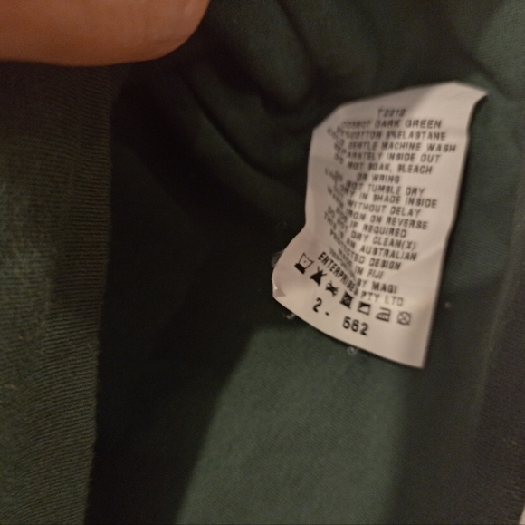 Kookai Dark Green V plunge cropped Top in size 2 equiv M - Picture 6 of 6